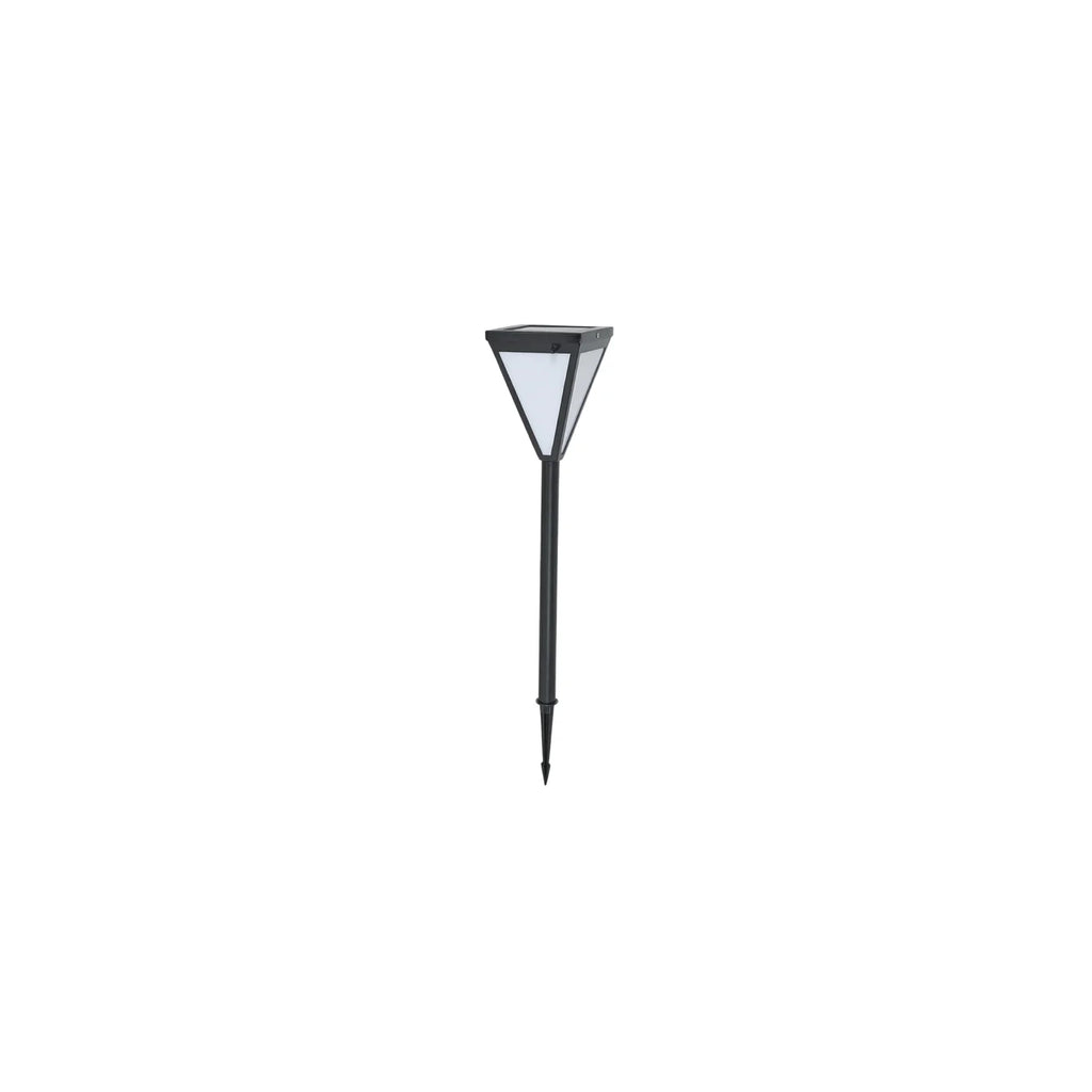 Contemporary design black metal LED outdoor lamp – Oranys