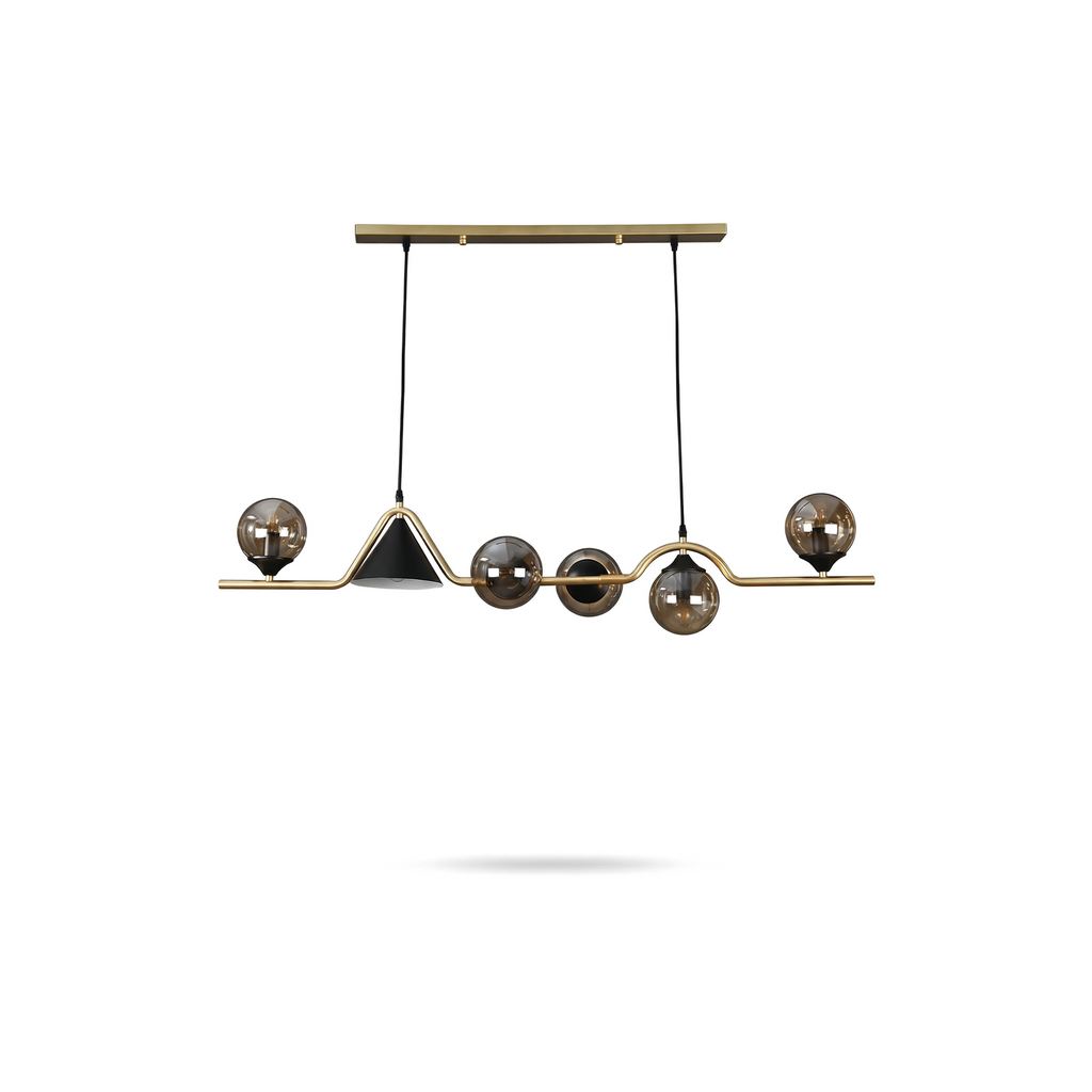 Stalio – Modern LED Glass Metal Ceiling Light