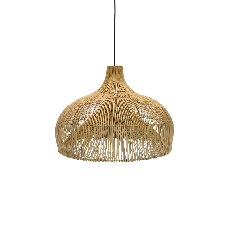 Japanese rattan pendant light for kitchen and bedroom-Zénithri