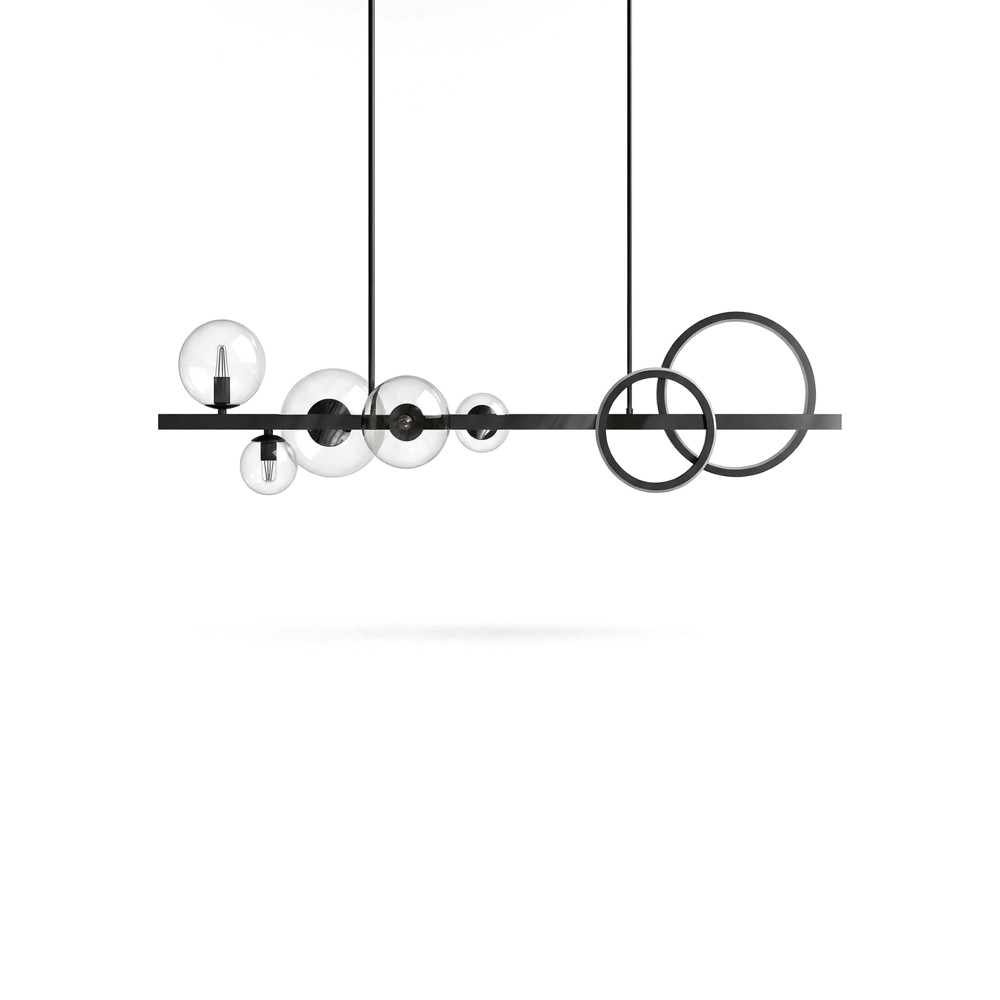 Contemporary alloy pendant light-Halura