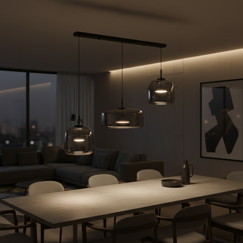Nordic minimalist glass pendant light -Vetroesprit