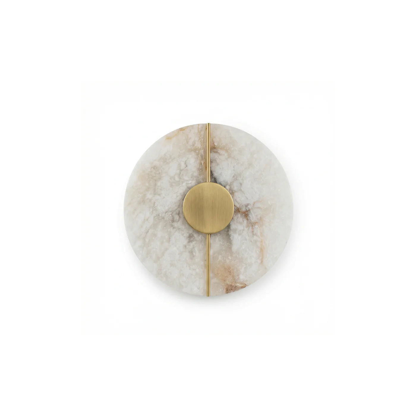 Aura High Distinction Wall Lamp Gold Finish Authentic Marble – Aura