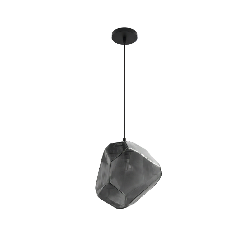 Colorful stone pendant light economical led lighting-Gem