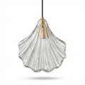 Orneli – Modern Glass and Metal Pendant Light for Bedroom