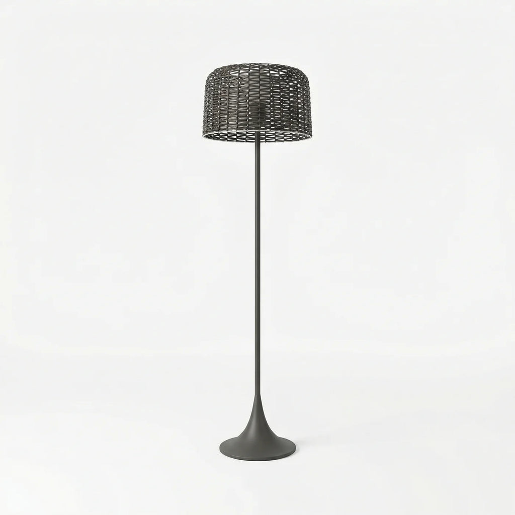 Outdoor garden lamp in woven metal – Verilumo