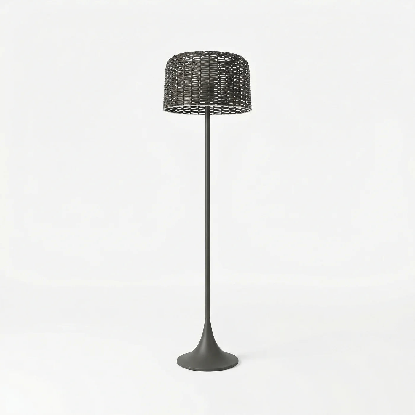Outdoor garden lamp in woven metal – Verilumo
