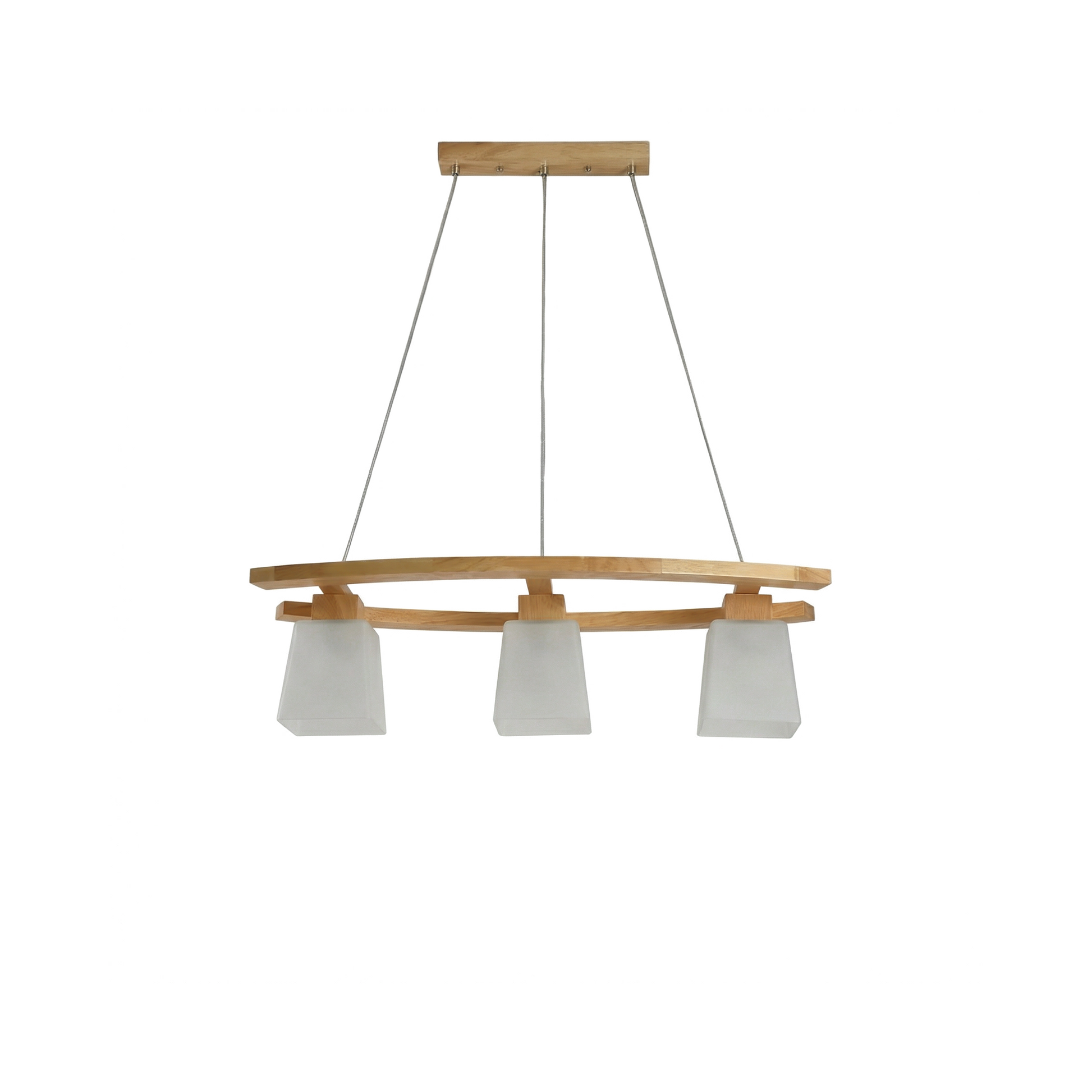 Modern japanese style wooden pendant light-Senka