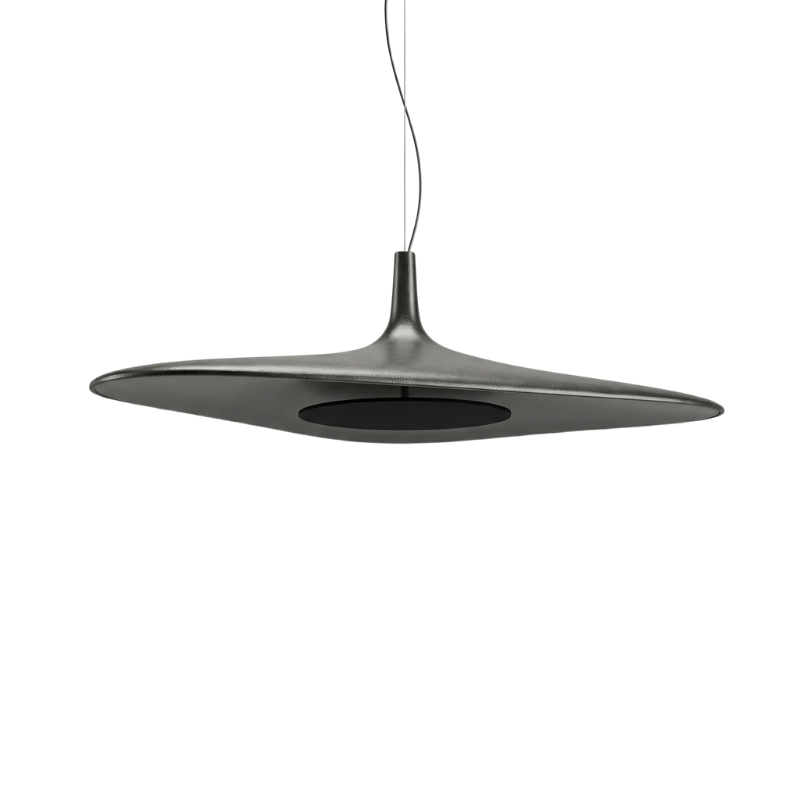 Asymmetrical resin pendant lamp raw charm wabi sabi style-Sabi