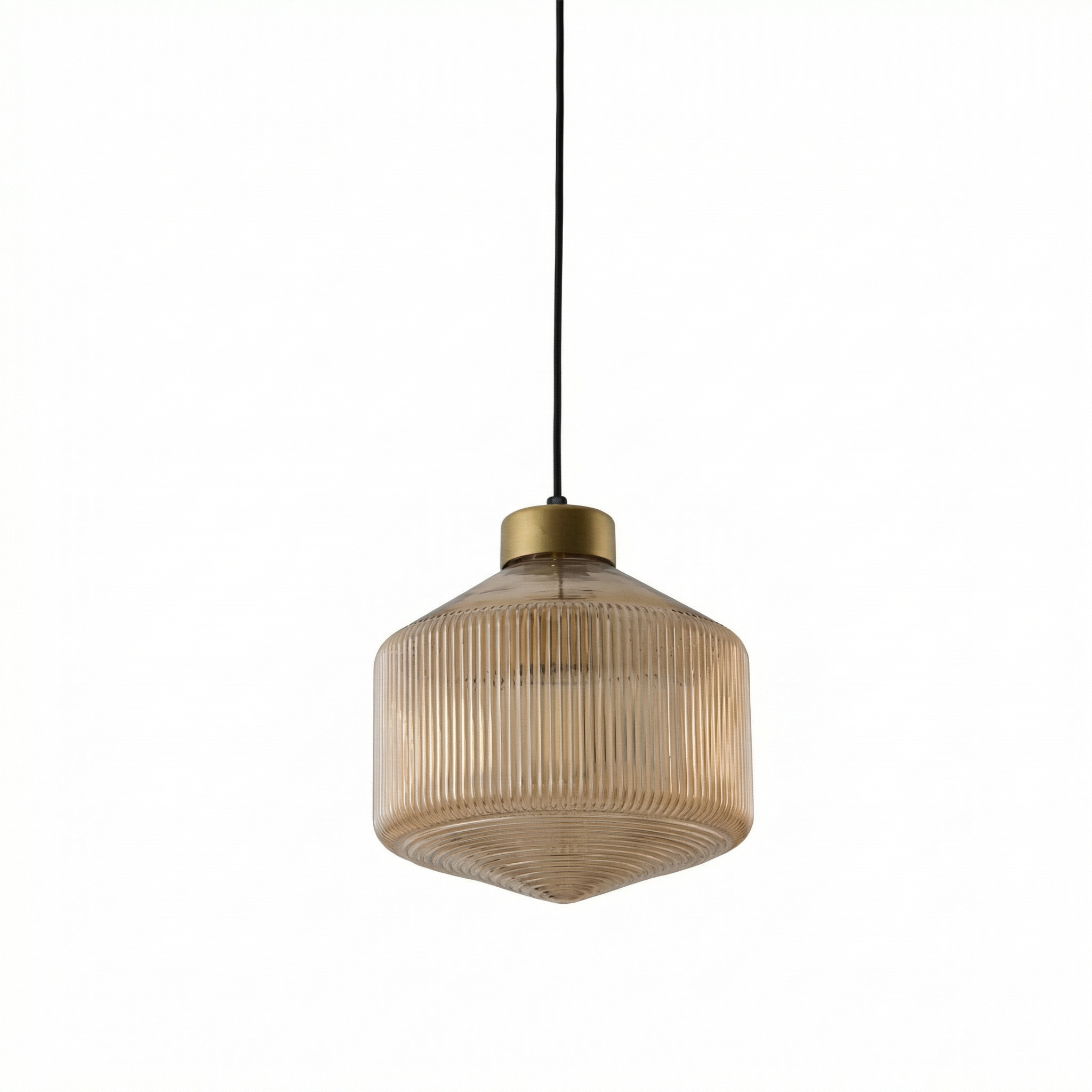 Racow – Modern Hanging Lamp Glass and Metal Chic Ambiance
