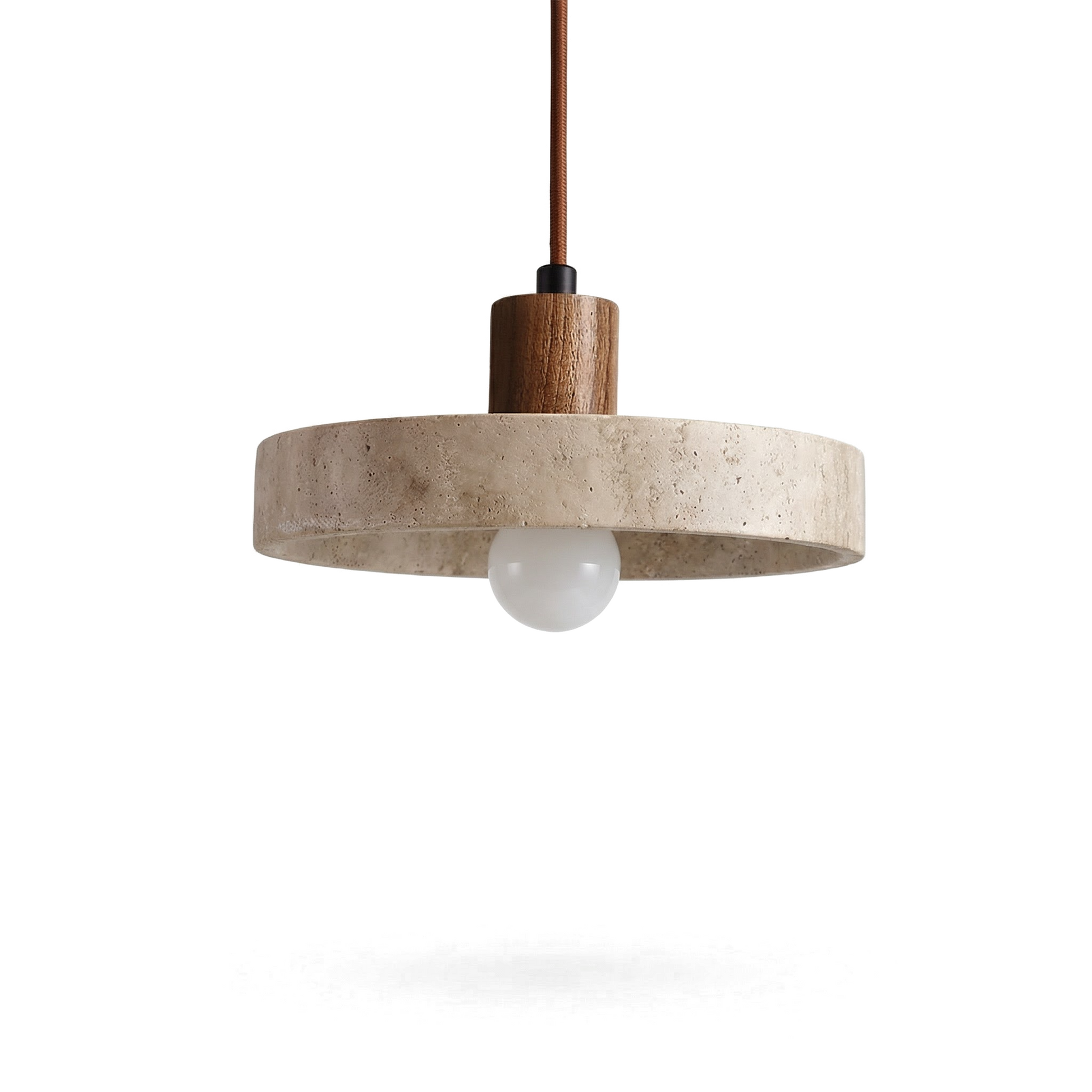 Compact suspension with adjustable cable for authentic ambiance-Terrestrial Woven