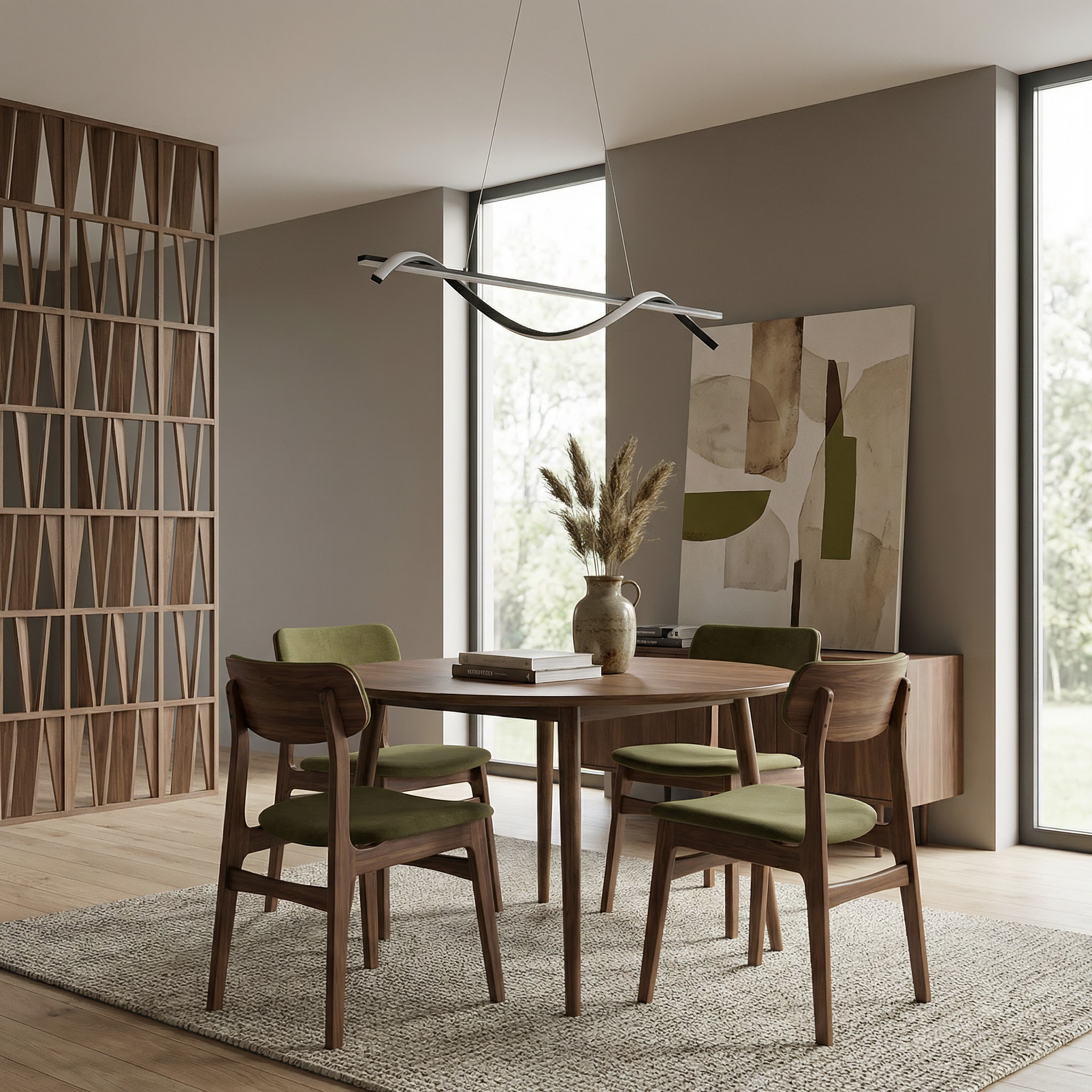 Vélina – Versatile Contemporary Chandelier for Spacious Rooms