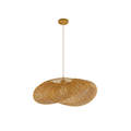 Decorative indoor chandelier with natural warmth & refinement-Rotino