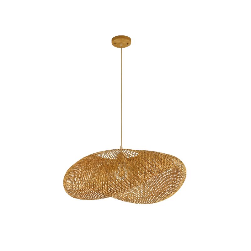 Decorative indoor chandelier with natural warmth & refinement-Rotino