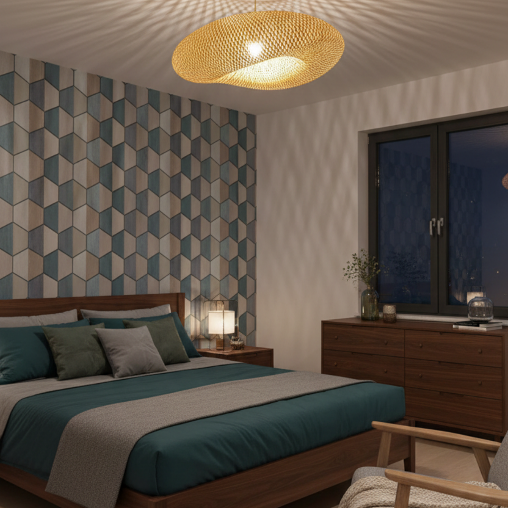 Decorative indoor chandelier with natural warmth & refinement-Rotino
