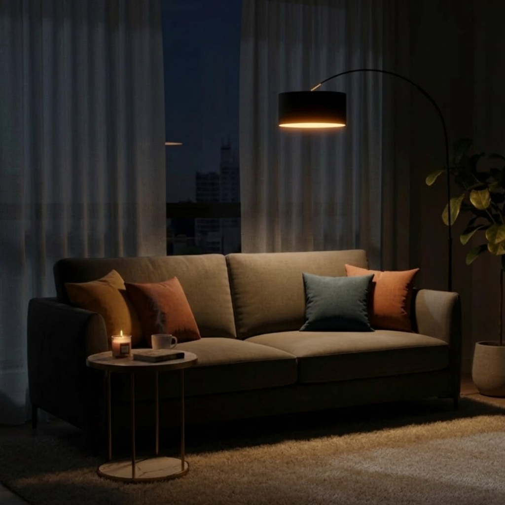 Contemporary adjustable floor lamp for living room and bedroom – Verilum