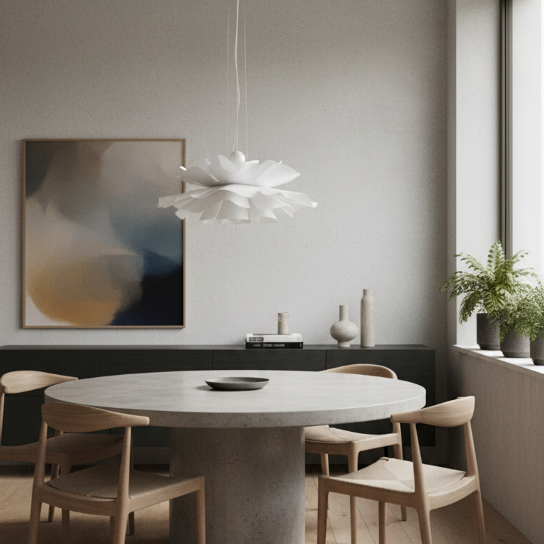 Minimalist paper chandelier-Calicea