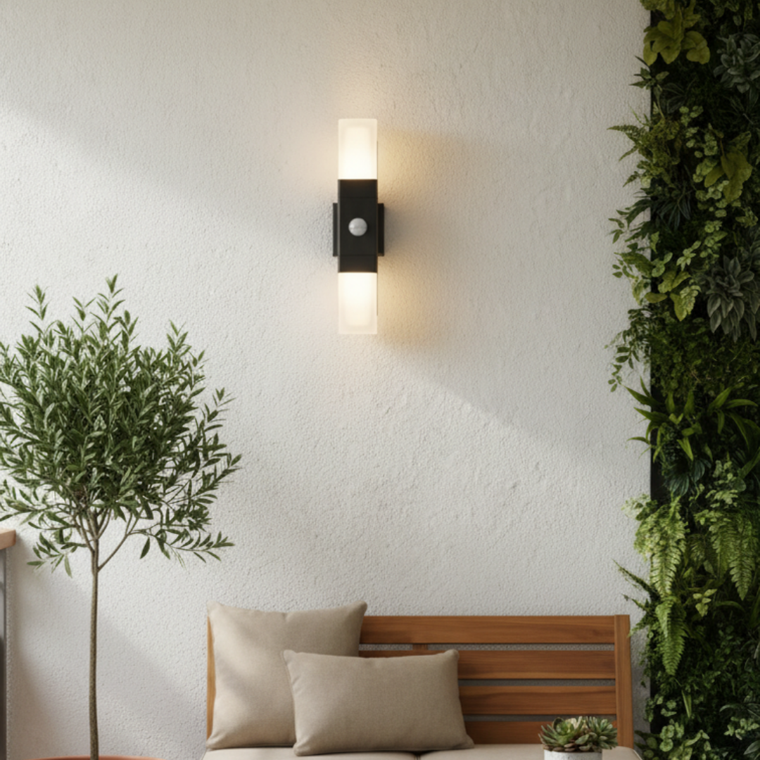 LED Outdoor Wall Light with Sensor – Bullema