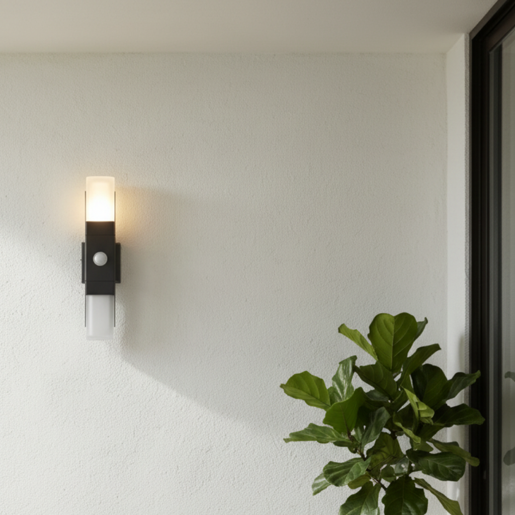 LED Outdoor Wall Light with Sensor – Bullema