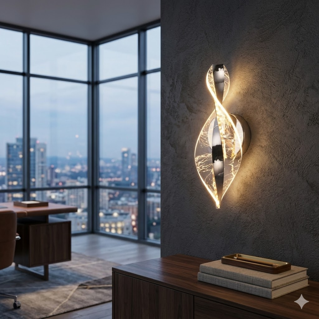 Modern Acrylic Elegance Artistic Wall Light – Twista
