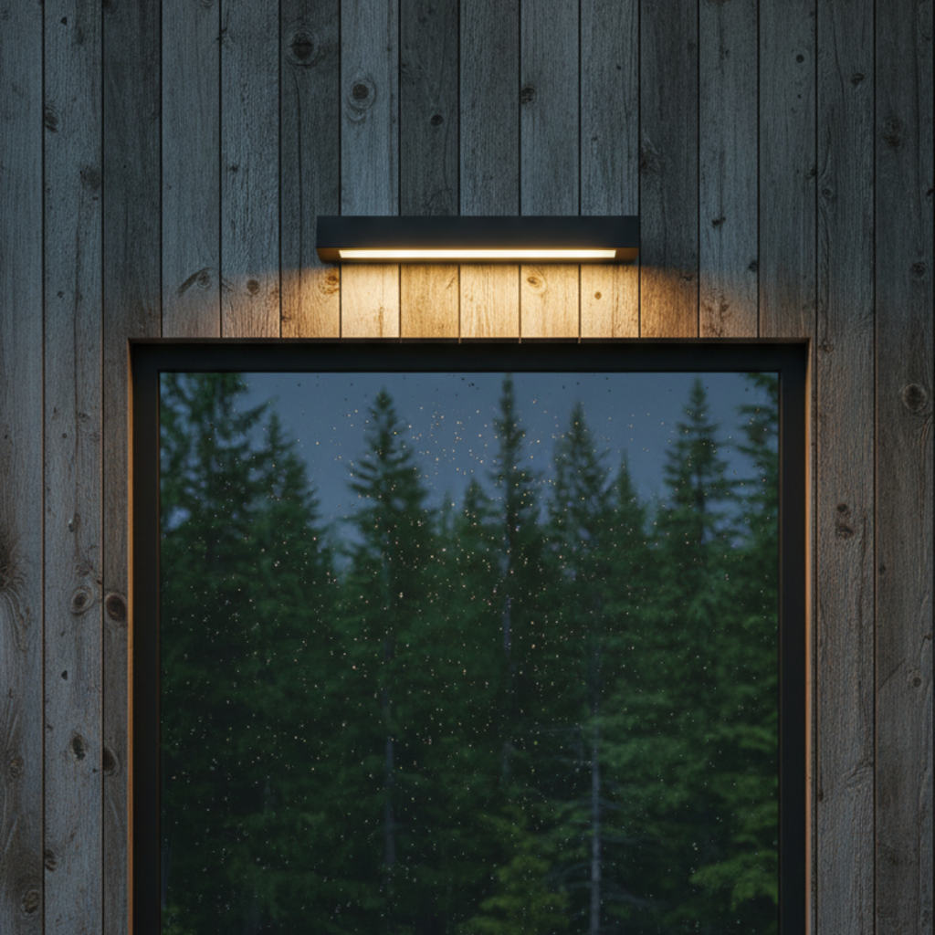 Graphic and Durable Outdoor Wall Light – Cyanéa