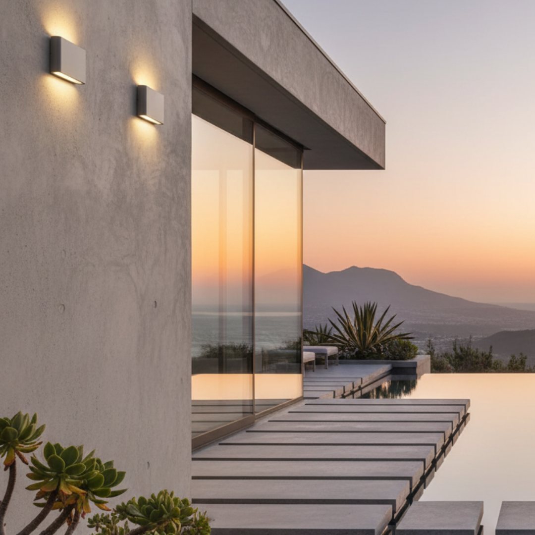 Modern Aluminum Outdoor Wall Light – Armonisa