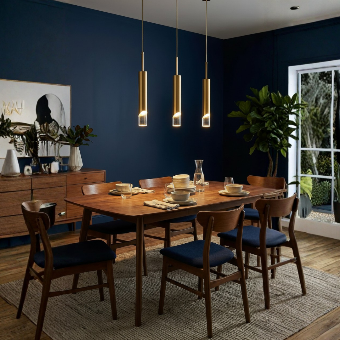Gold aluminum led pendant light pure design-Innicio