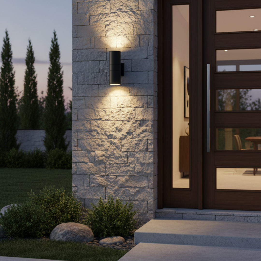 Modern Outdoor Wall Light in Aluminum – Alumode