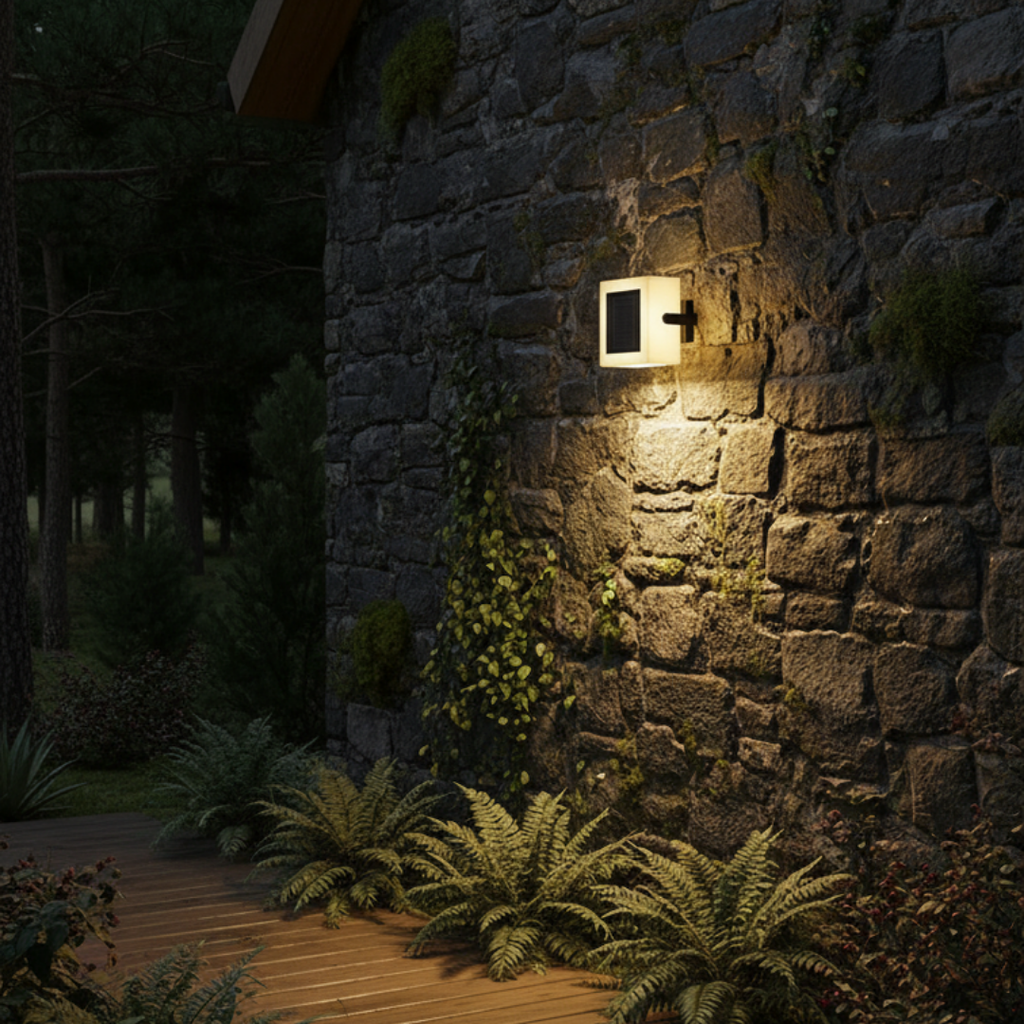 Stainless Steel Solar Column Lamp for Garden – Soloutil