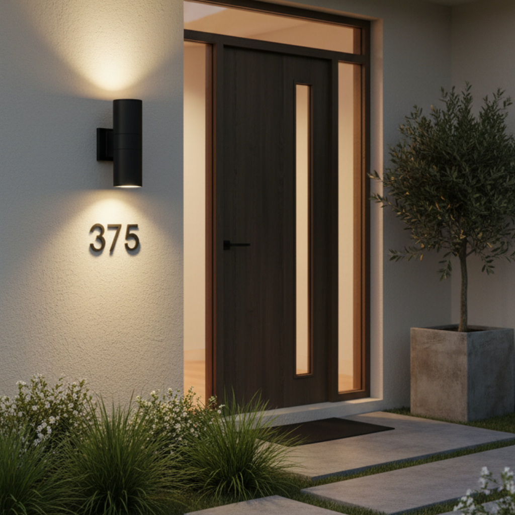 Modern Outdoor Wall Light in Aluminum – Alumode