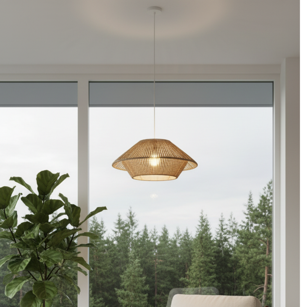 Japanese pendant lamp and authentic texture-Shibumi