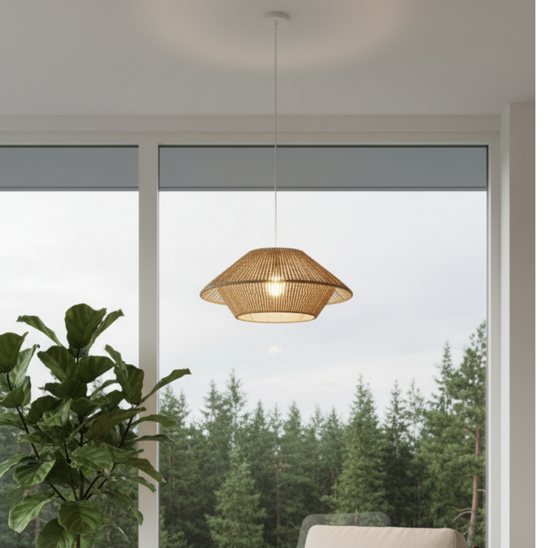 Japanese pendant lamp and authentic texture-Shibumi