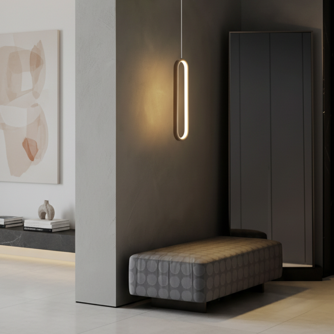Elegant duo pendant light & solo stylish ambiance-Radiant