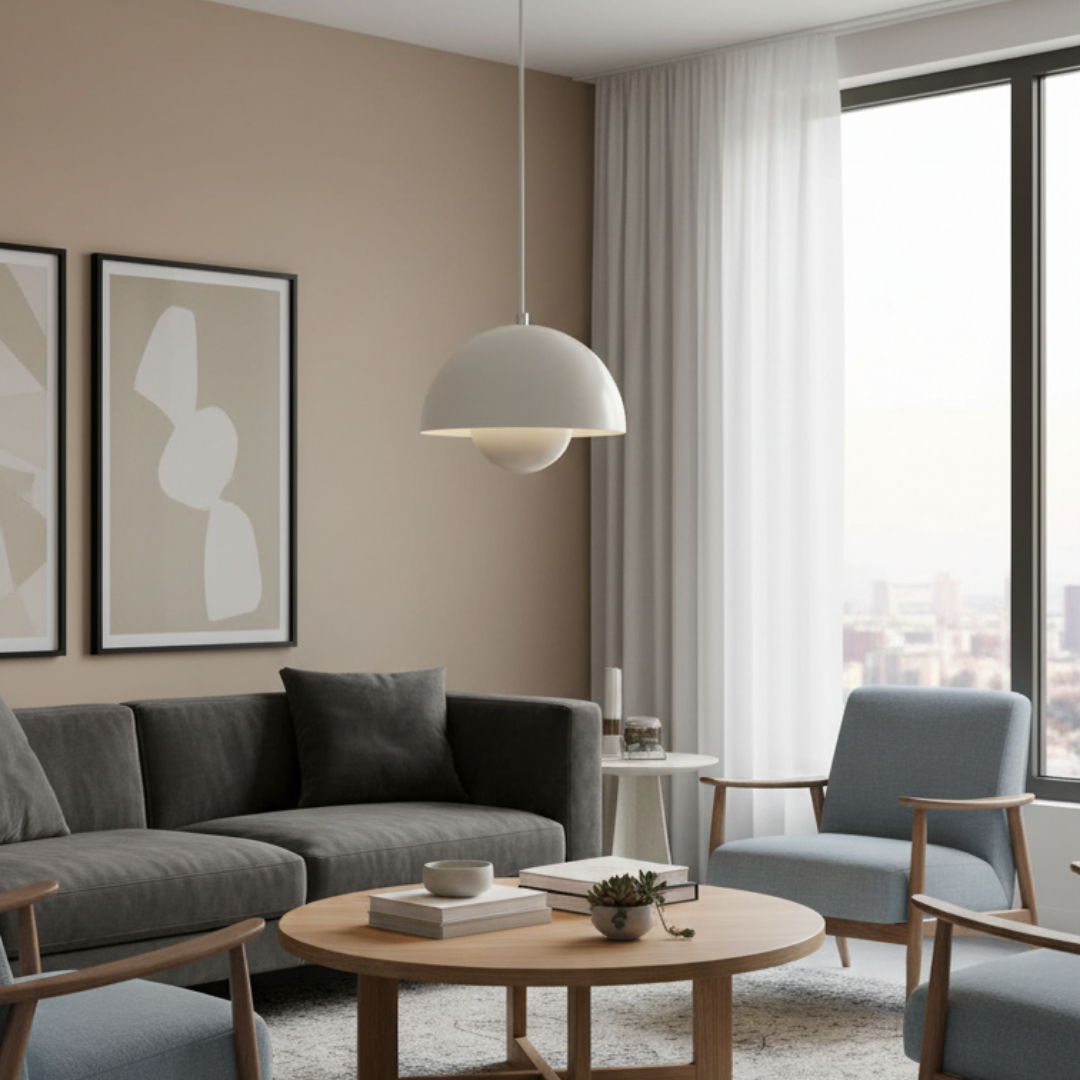 Modern glass ball pendant light versatile style-Chromafil