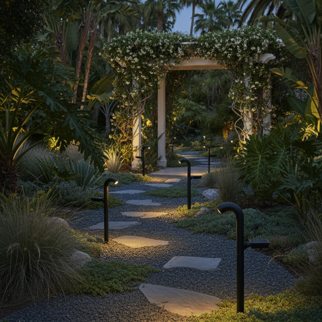 Contemporary Outdoor Solar Spotlight in ABS – Solexplosion