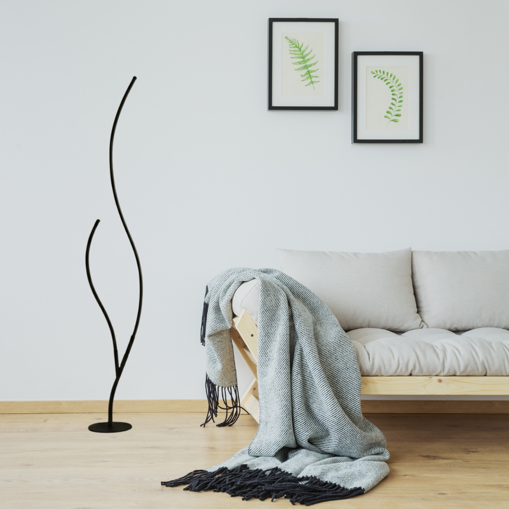 Modern Floor Lamp Two Branches Warm Sustainable Atmosphere – Duo