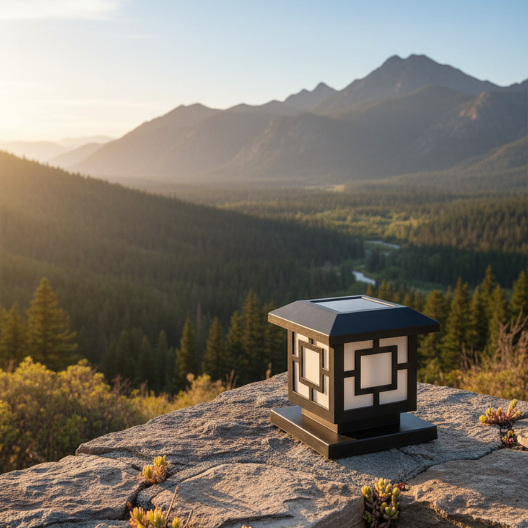 Modern Waterproof Outdoor Solar Table Lamp – Solaira
