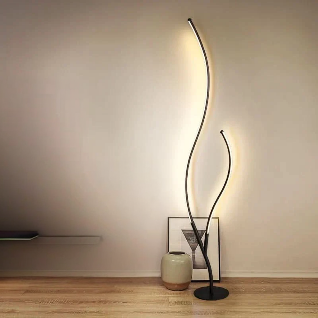 Modern Floor Lamp Two Branches Warm Sustainable Atmosphere – Duo