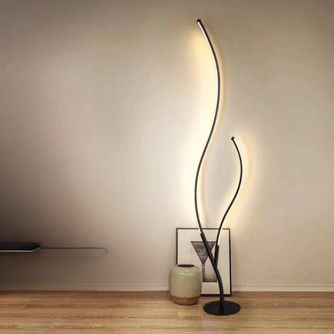 Modern Floor Lamp Two Branches Warm Sustainable Atmosphere – Duo