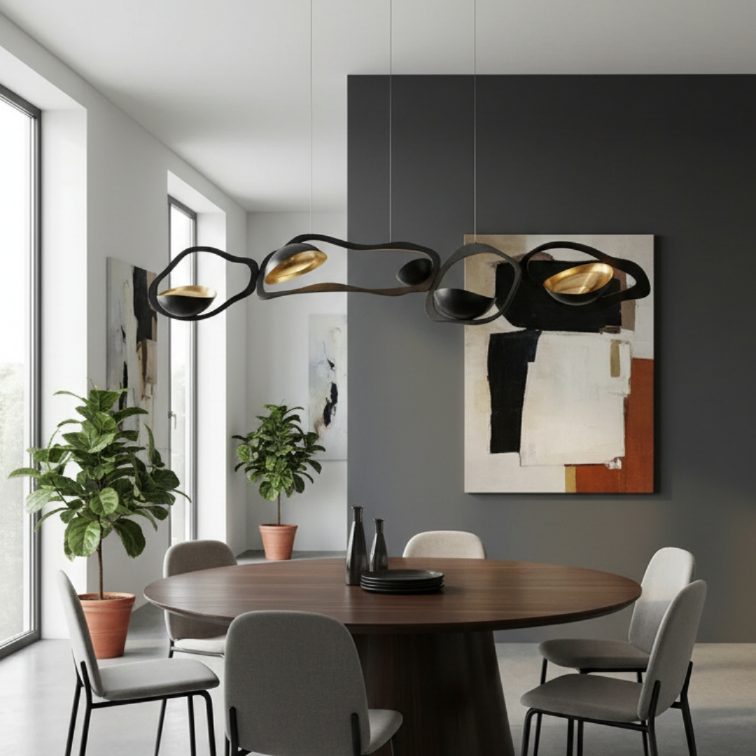 Elegant gallery style led pendant light-Prisma