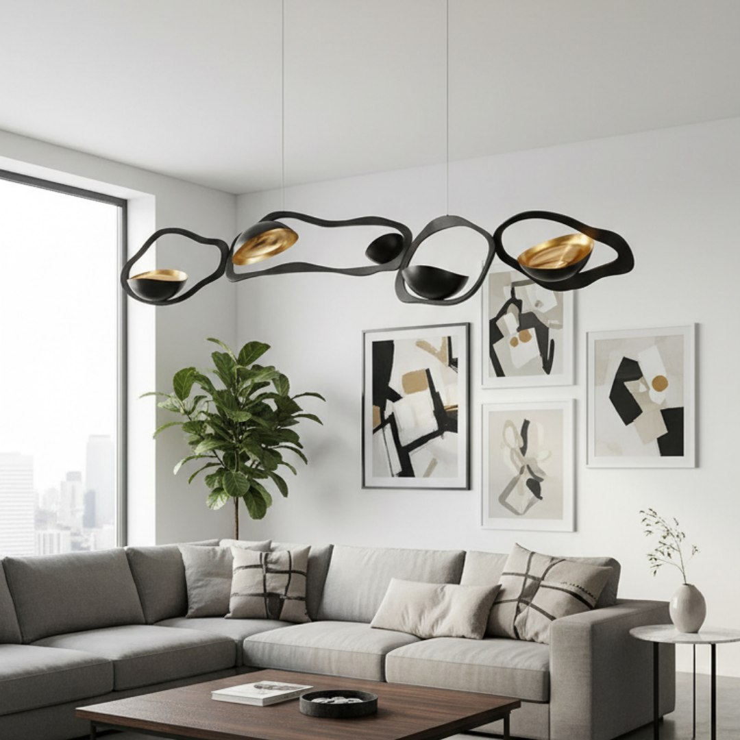 Elegant gallery style led pendant light-Prisma