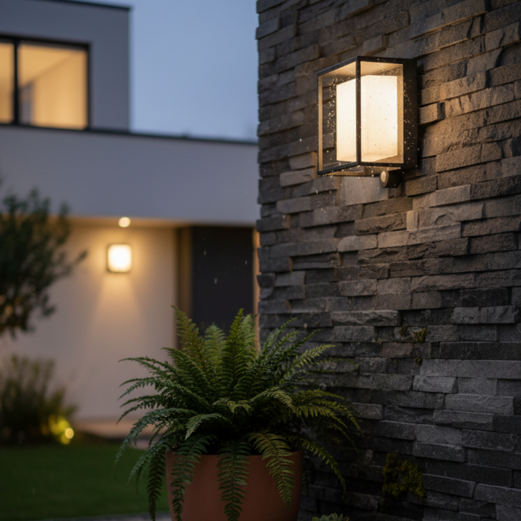 Modern acrylic solar wall light-Célestron