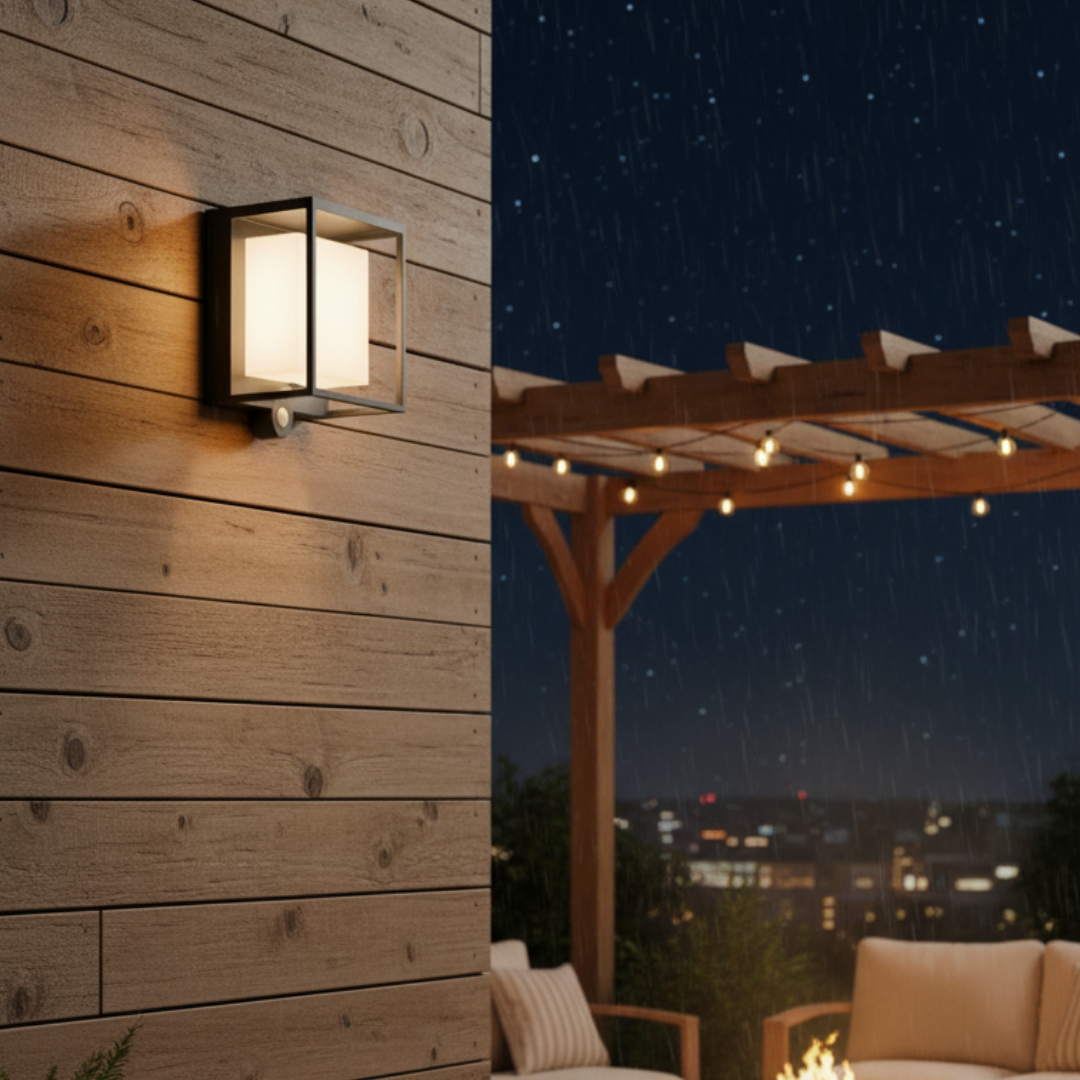 Modern acrylic solar wall light-Célestron