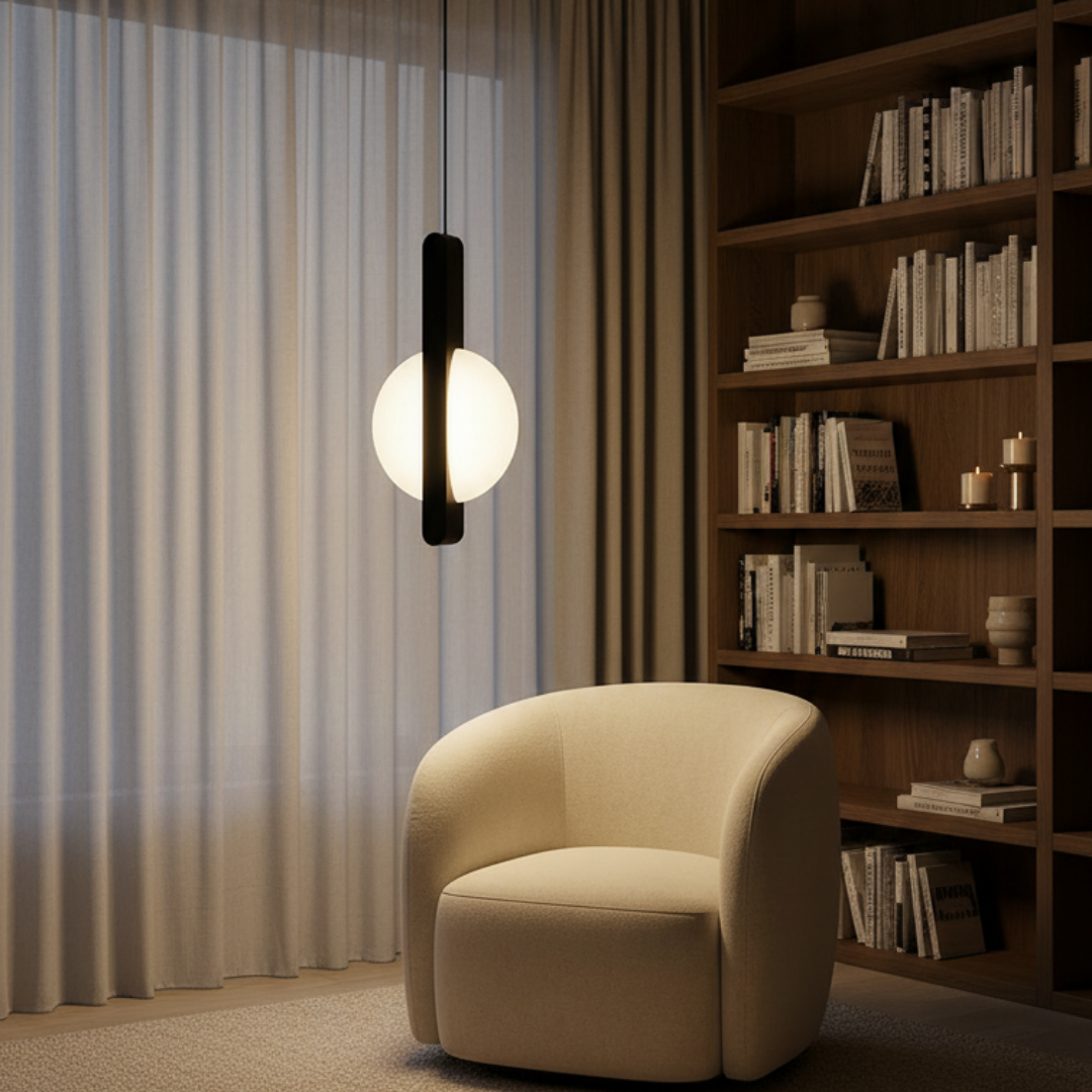Black Shine – Modern Pendant Light Black Finish Elegant Ambiance