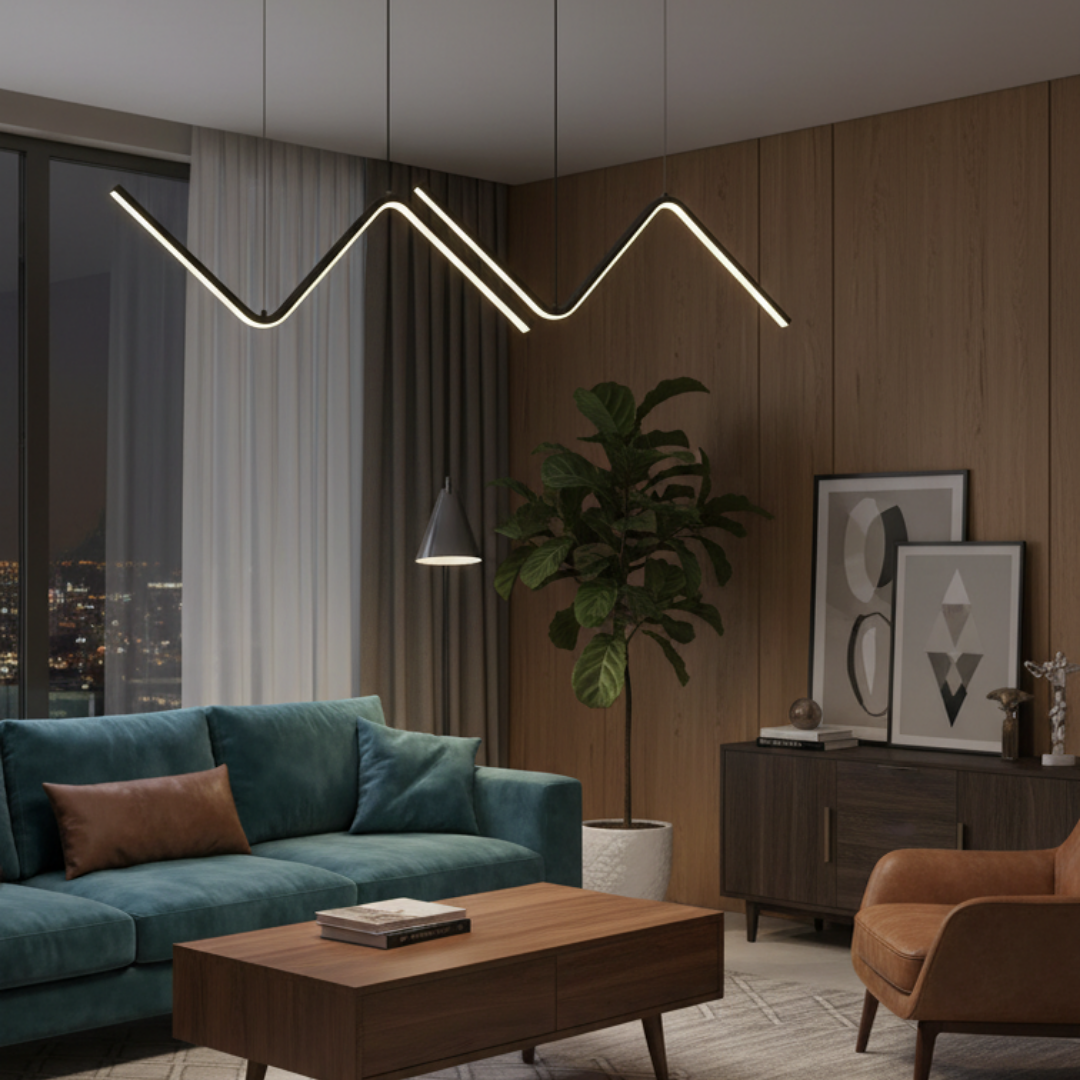 Eclipse – Modern Design Pendant Light with Adjustable Light and Chic Finishes