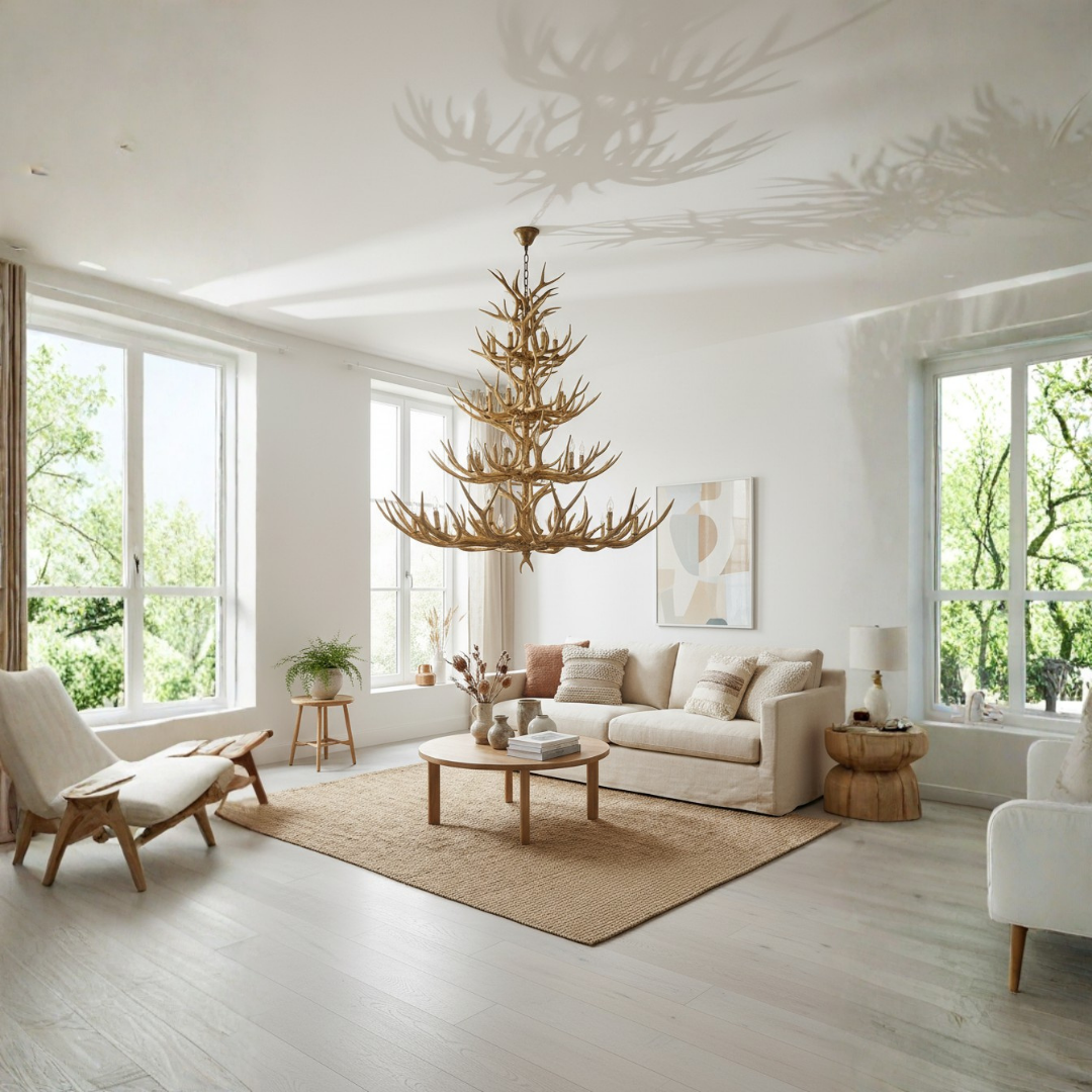 Floreo – Refined Botanical Style Ceiling Chandelier