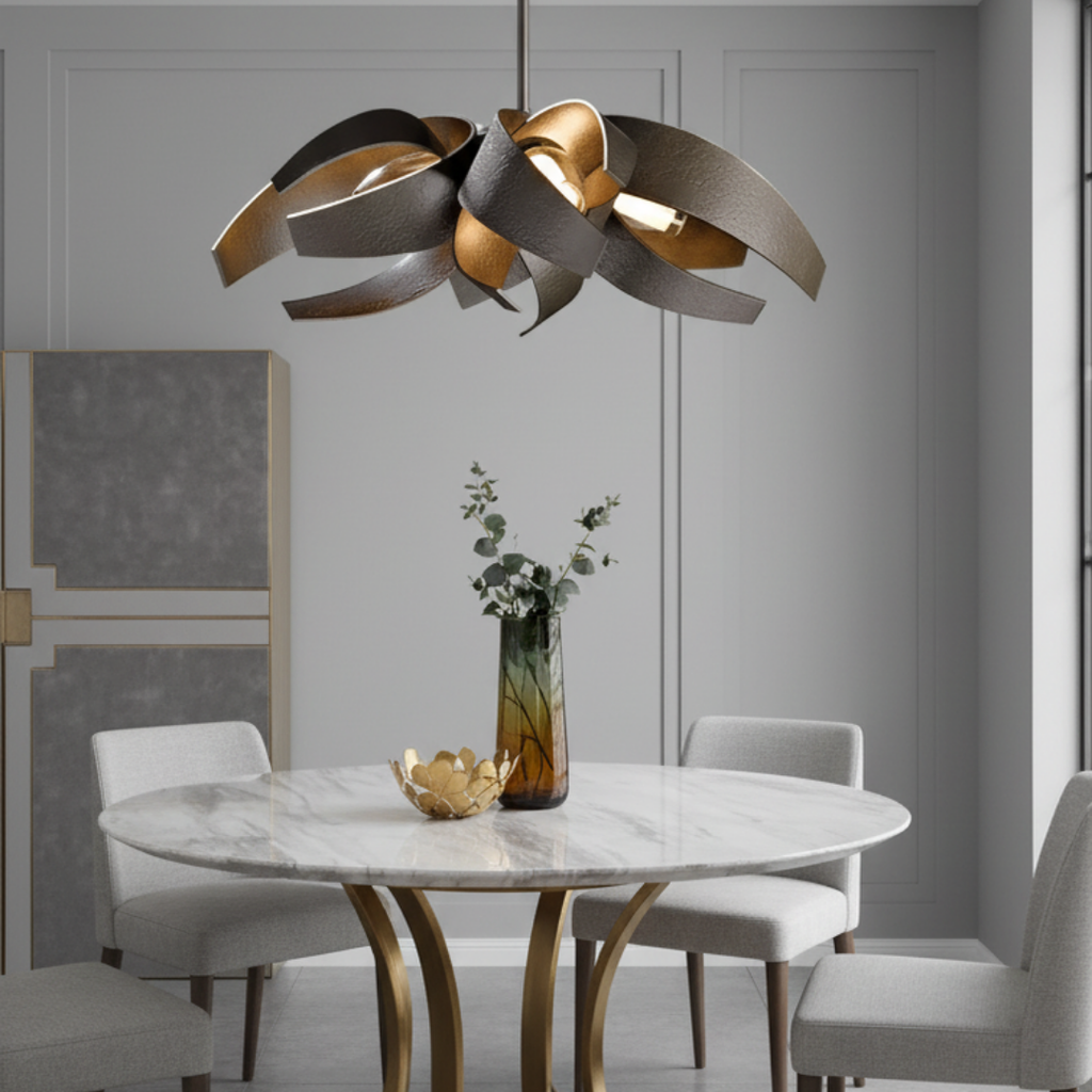 Diamenia – Modern Alloy Pendant Light for Living Room and Dining Room