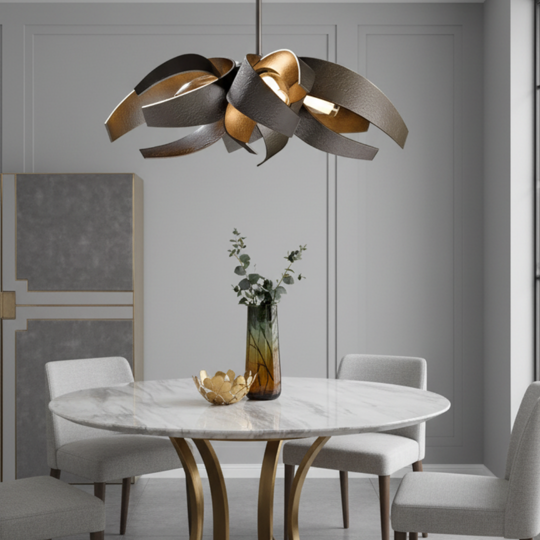 Diamenia – Modern Alloy Pendant Light for Living Room and Dining Room