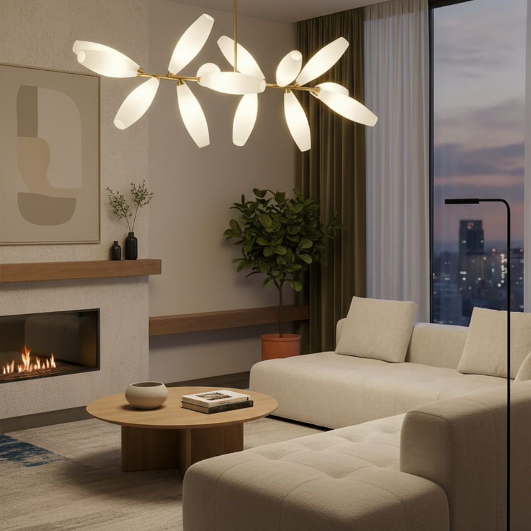 Estelara – Nordic Design Glass LED Pendant Light for Dining Room