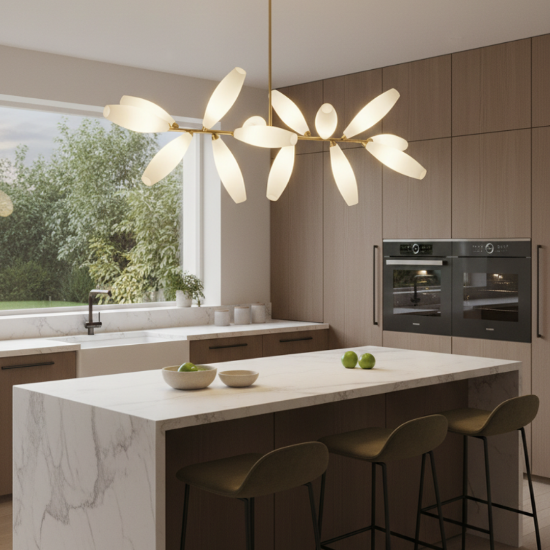 Estelara – Nordic Design Glass LED Pendant Light for Dining Room