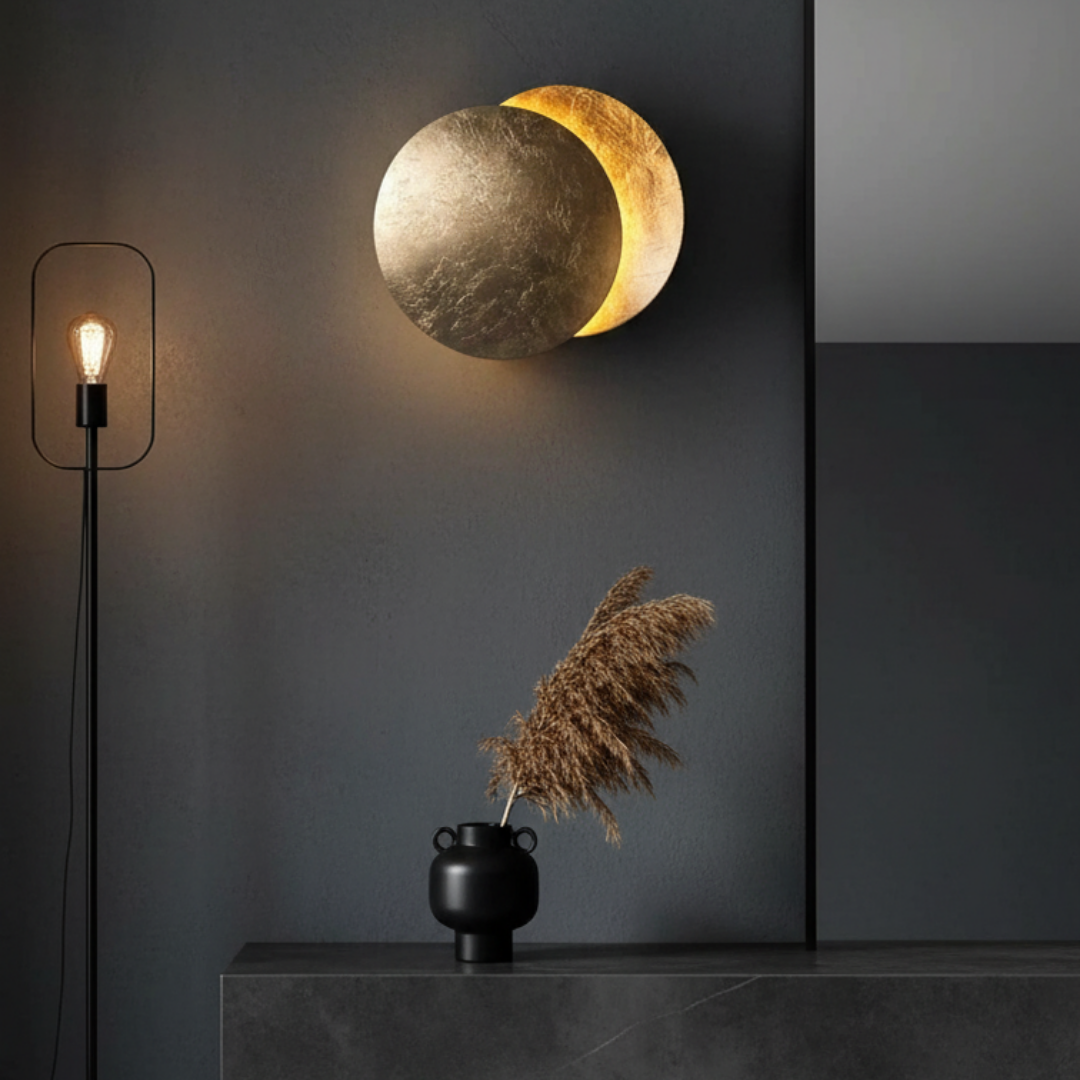 Elegant Wall Lamp Eclipse Shape Visual Comfort – Moon